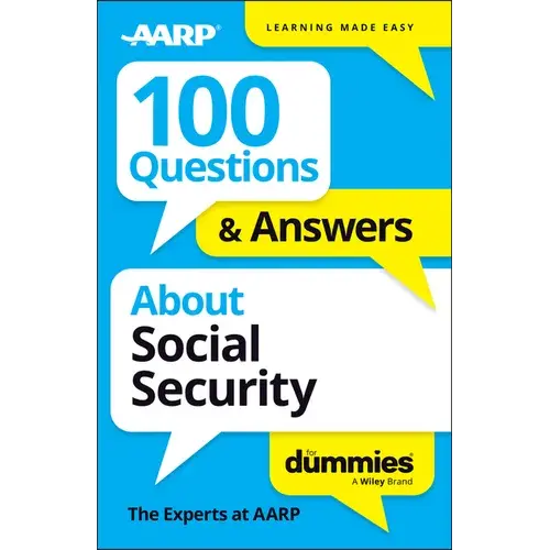 100 Questions & Answers About Social Security For Dummies - Paperback 1