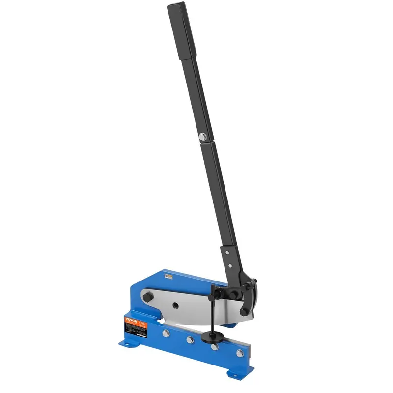 12" Manual Hand Plate Shear For Metal Sheet Processing, Hs-12 Benchtop Cutter With Q235 Material, For Crafts Thick Steel Crafting, Heavy Duty Roll Press Machine For Builders, Diy Enthusiasts 1