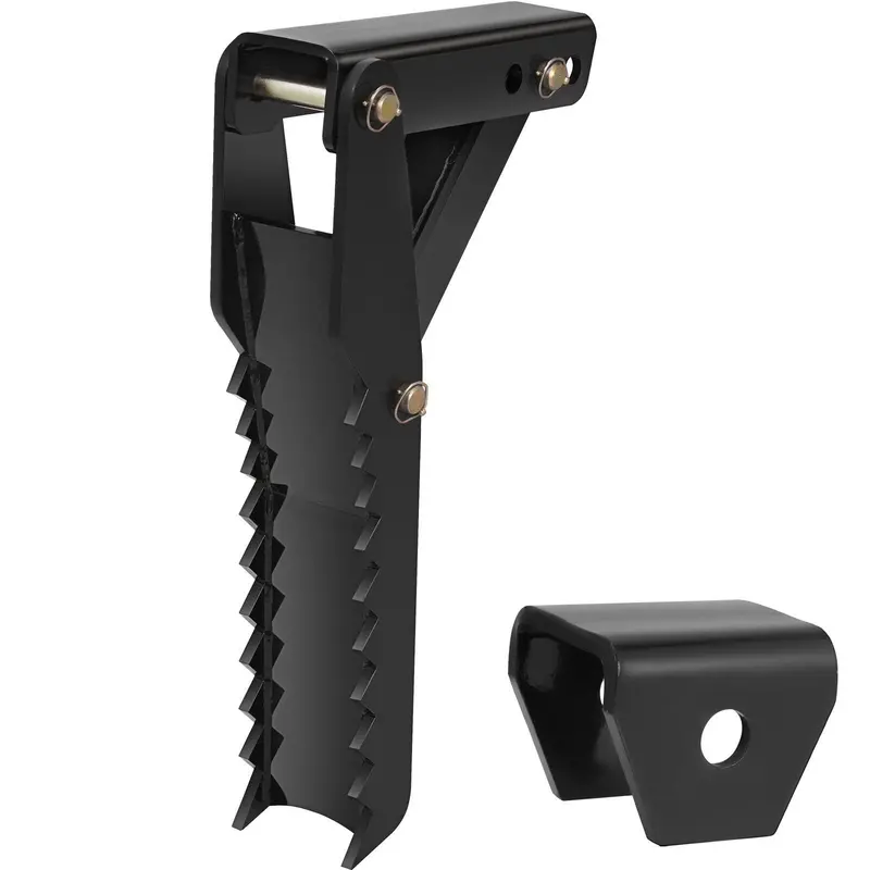 36 Inch Backhoe Excavator Thumb Attachments Adjustable Extreme Weld On Backhoe Thumb Hoe Clamp 1/2Inch Teeth Thick Steel Plate 16Mm Assembly Bolt-On Design 1