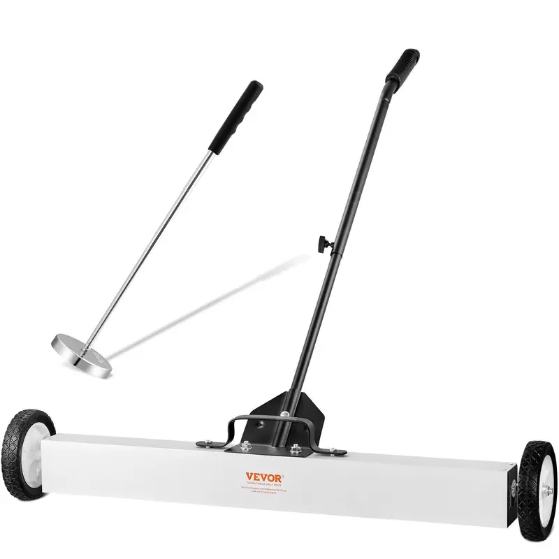 36-Inch Magnetic Sweeper With Wheels Telescoping Magnetic Pickup Tool 1