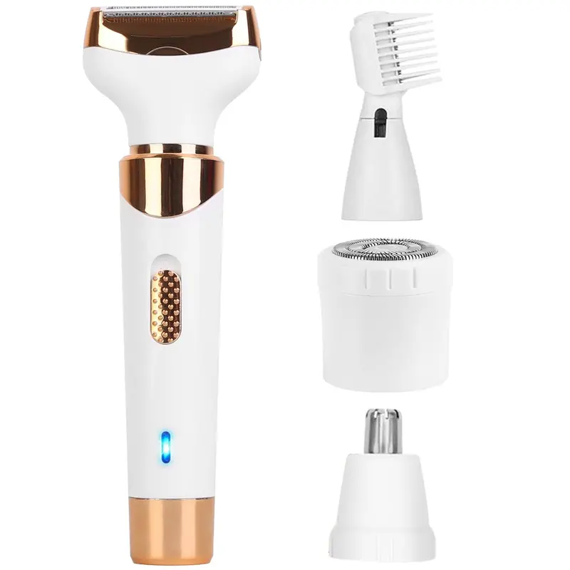 4-In-1 Wet & Dry Usb Rechargeable Women Electric Shaver 1