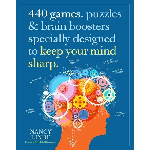 440 Games, Puzzles & Brain Boosters Specially Designed To Keep Your Mind Sharp - Paperback 1
