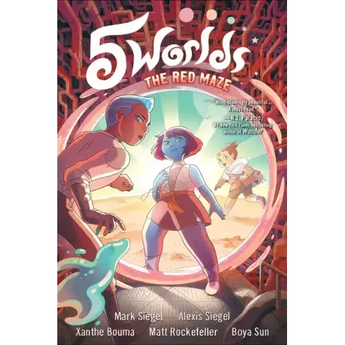 5 Worlds Book 3: The Red Maze: (A Graphic Novel) - Paperback 1