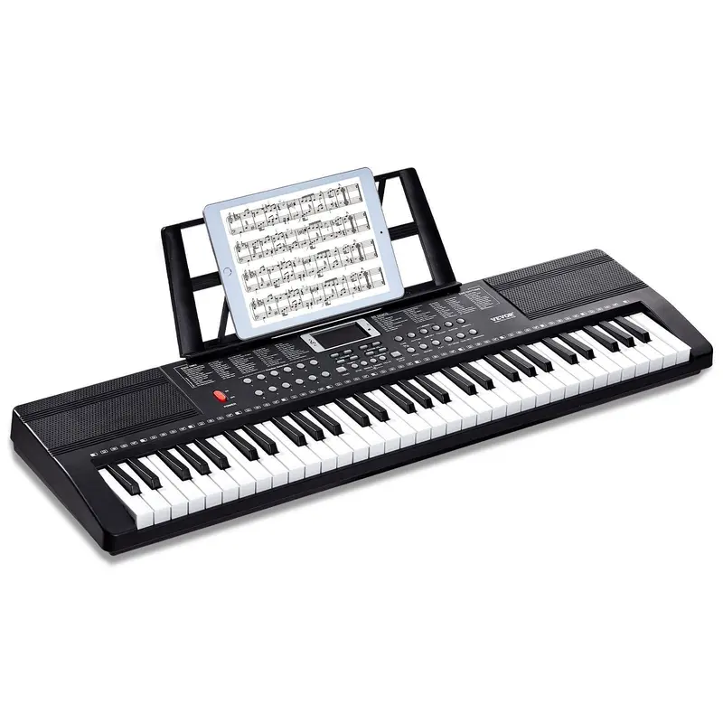 61 Key Digital Keyboard Piano Electric Portable 200 Tones 200 Rhythms 1
