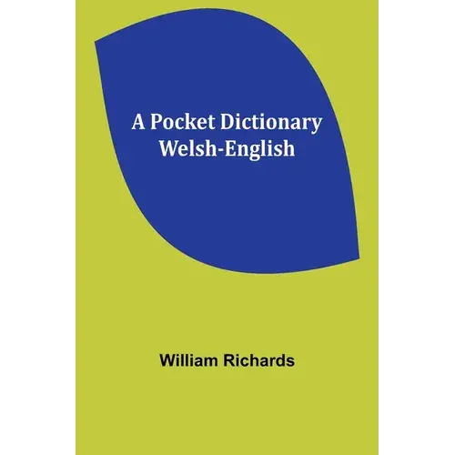 A Pocket Dictionary Welsh-English - Paperback 1