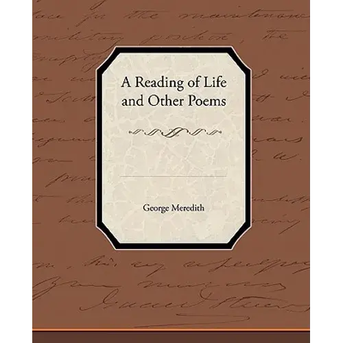 A Reading Of Life And Other Poems - Paperback 1
