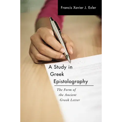 A Study In Greek Epistolography - Paperback 1