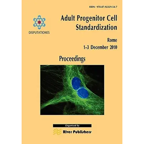 Adult Progenitor Cell Standardization-Proceedings - Paperback 1