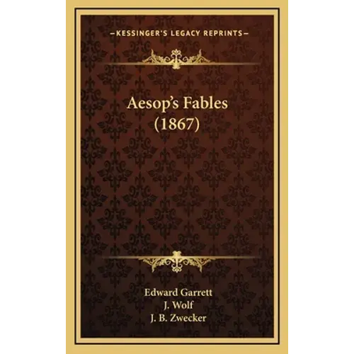 Aesop's Fables (1867) - Hardcover 1