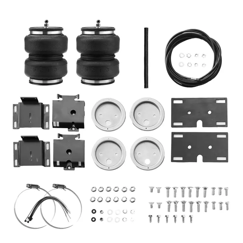 Air Bag Suspension Kit, Air Springs Suspension Bag Kit Compatible With 2011-2018 Dodge Ram 1500, 2019-2021 Dodge Ram 1500 Classic, 5000 Lbs Loading, 5 To 100 Psi 1