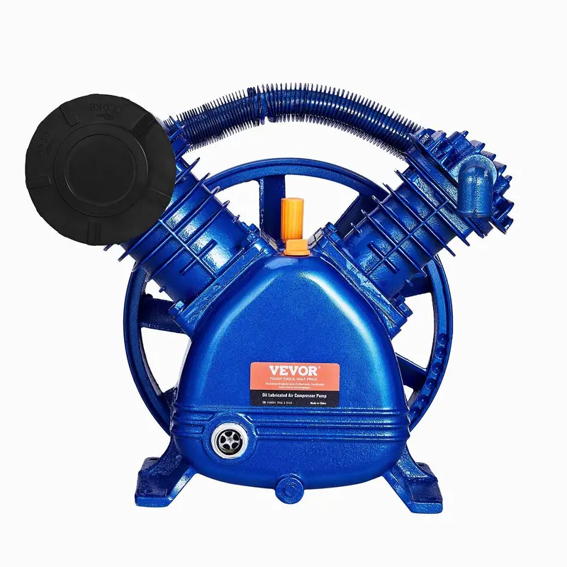Air Compressor Pump Head 5.5Hp 5.75Cfm @ 90Psi 2-Cylinder Piston Pump Head 1