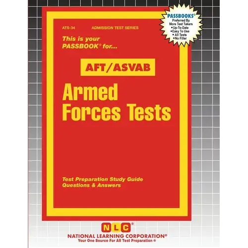 Armed Forces Tests (Aft / Asvab) - Paperback 1