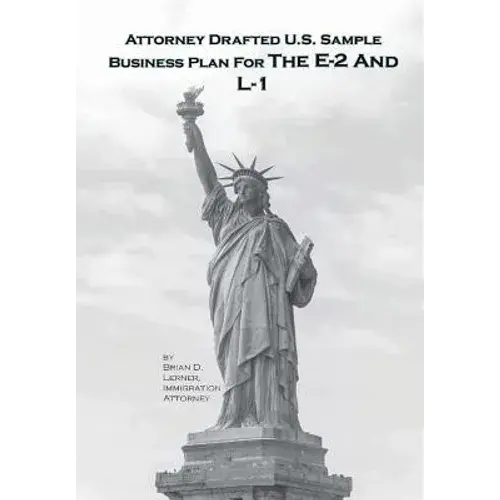 Attorney Drafted U.S. Sample Business Plan - Hardcover 1