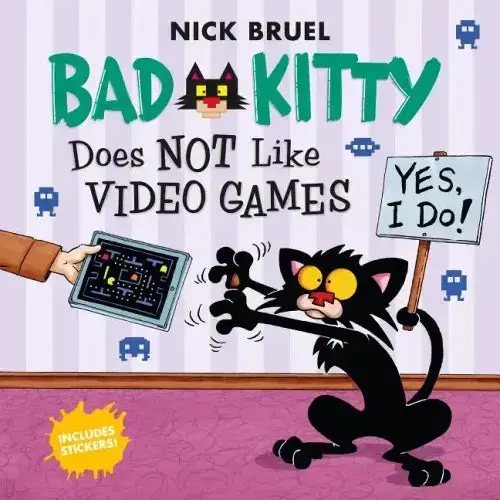 Bad Kitty Does Not Like Video Games: Includes Stickers - Paperback 1