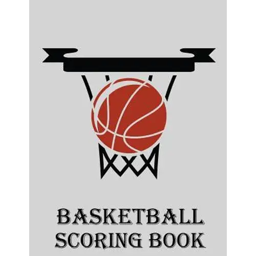 Basketball Scoring Book: 50 Game Scorebook For Basketball Games - Scoring By Half - Paperback 1
