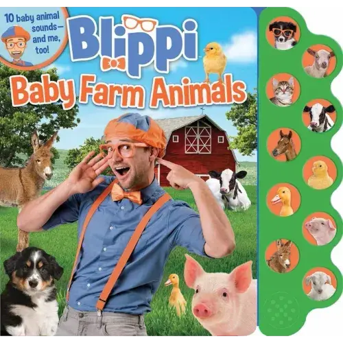 Blippi: Baby Farm Animals - Board Book 1