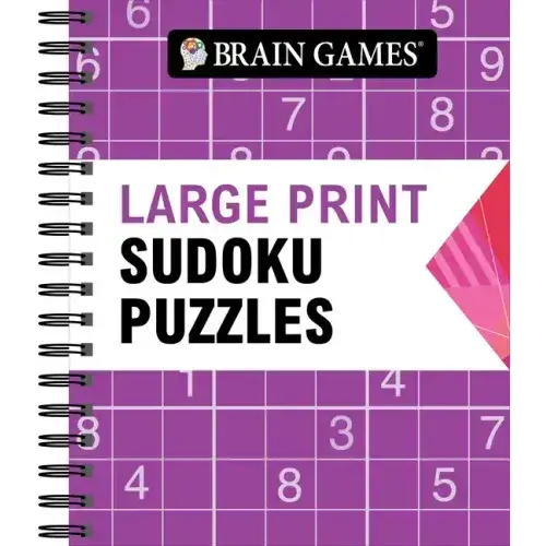Brain Games - Large Print Sudoku Puzzles (Arrow) - Spiral 1