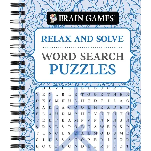 Brain Games - Relax And Solve: Word Search Puzzles (Pattern Cover) - Spiral 1