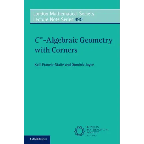 C∞-Algebraic Geometry With Corners - Paperback 1