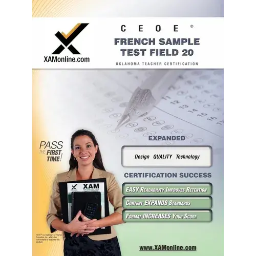 Ceoe Osat French Sample Test Field 20 Teacher Certification Test Prep Study Guide - Paperback 1