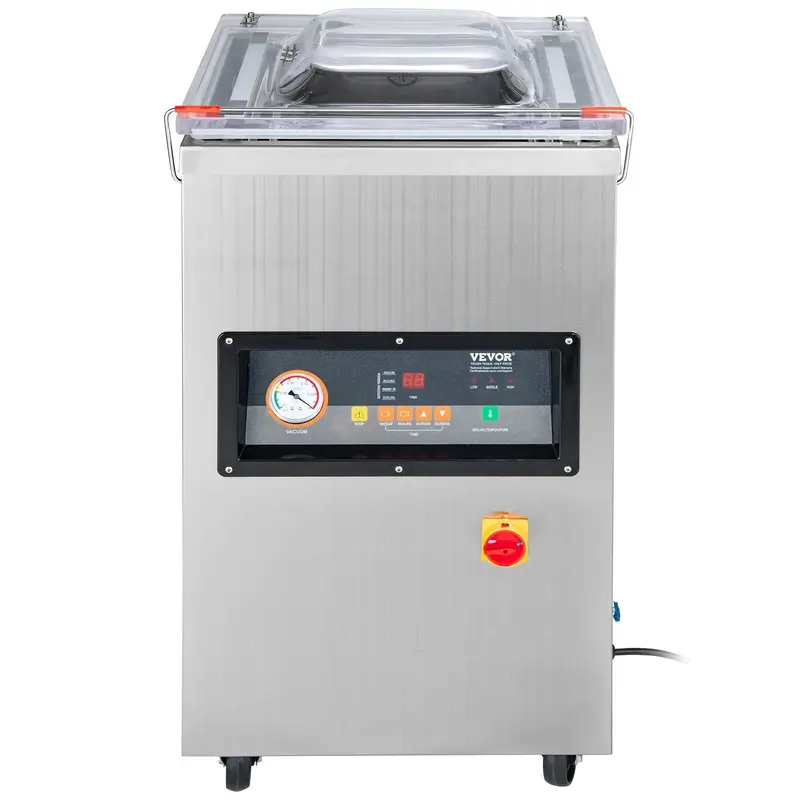 Chamber Vacuum Sealer, 600W Sealing Power, Vacuum Packing Machine For Wet Foods, Meats, Marinades And More, Compact Size With 15.7" Sealing Length, Applied In Home Kitchen And Commercial Use 1