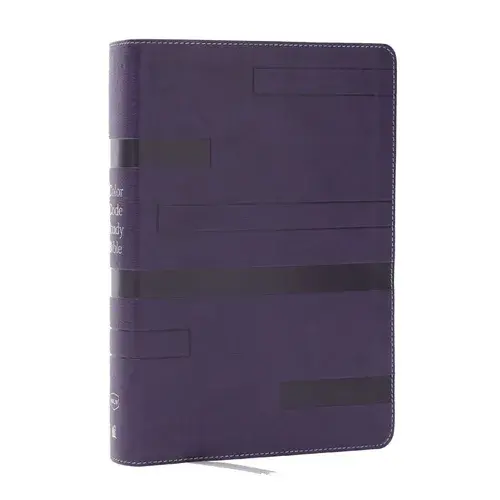 Color Code Study Bible, Revealing God's Truth Color By Color (Nkjv, Purple Leathersoft, Red Letter) - Imitation Leather 1