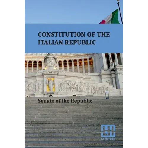 Constitution Of The Italian Republic - Paperback 1