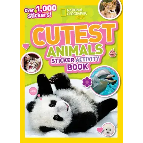 Cutest Animals Sticker Activity Book - Paperback 1
