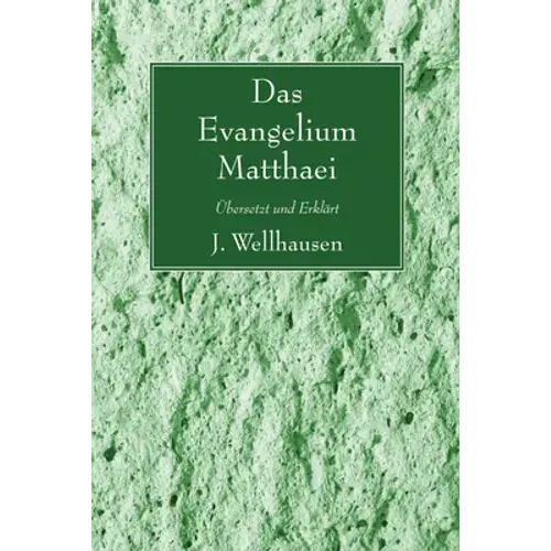 Das Evangelium Matthaei - Paperback 1