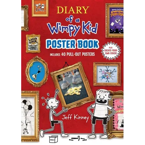 Diary Of A Wimpy Kid Poster Book: Includes 40 Pull-Out Posters - Paperback 1