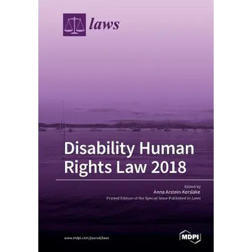 Disability Human Rights Law 2018 - Paperback 1
