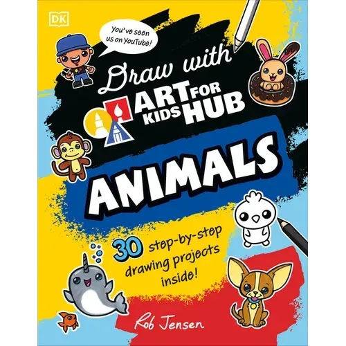 Draw With Art For Kids Hub Animals - Paperback 1