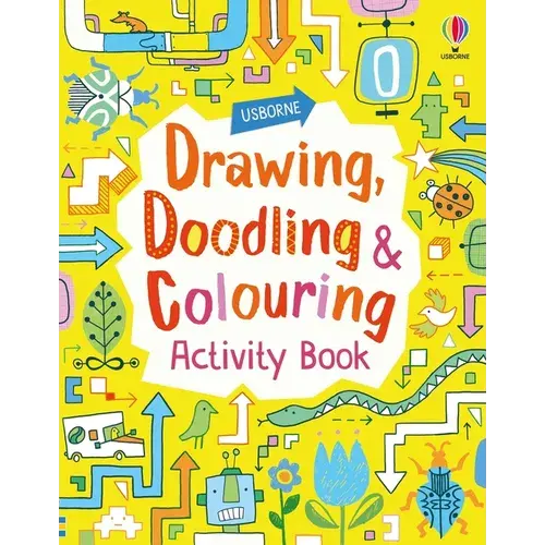 Drawing, Doodling And Coloring Activity Book - Paperback 1