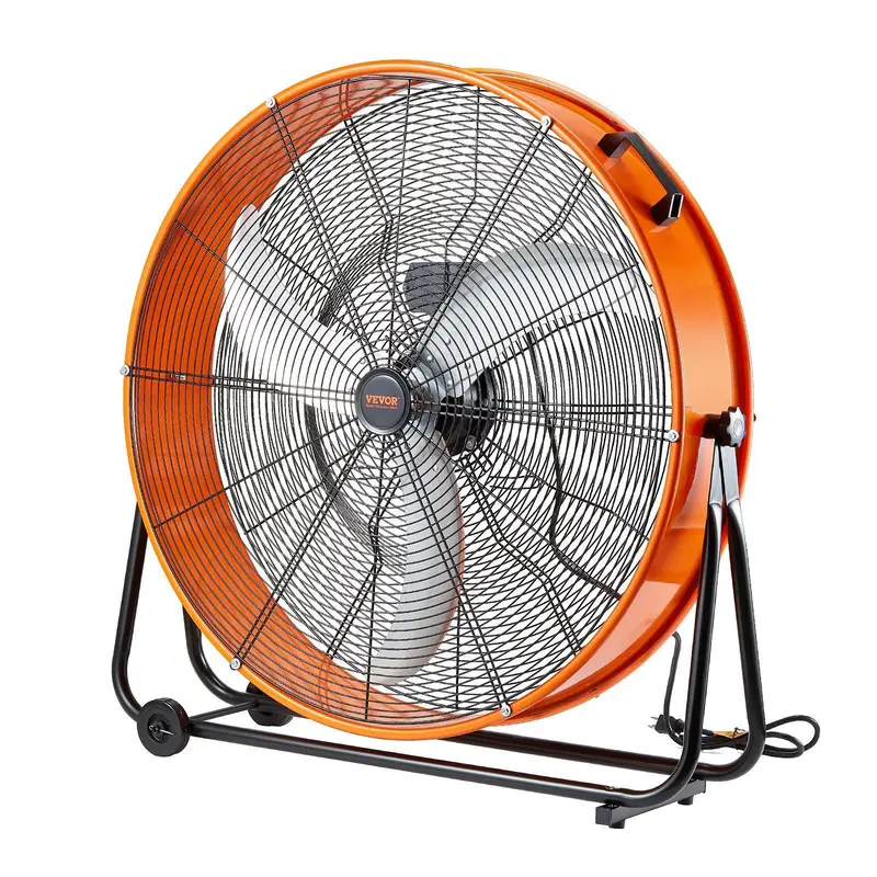 Drum Fan 30 Inch High Velocity Industrial Use 3-Speed 13000Cfm For Warehouse 1