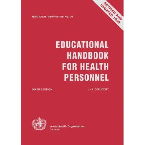 Educational Handbook For Health Personnel - Paperback 1