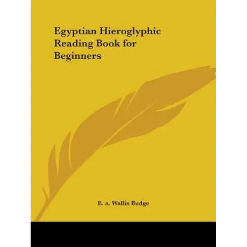 Egyptian Hieroglyphic Reading Book For Beginners - Paperback 1