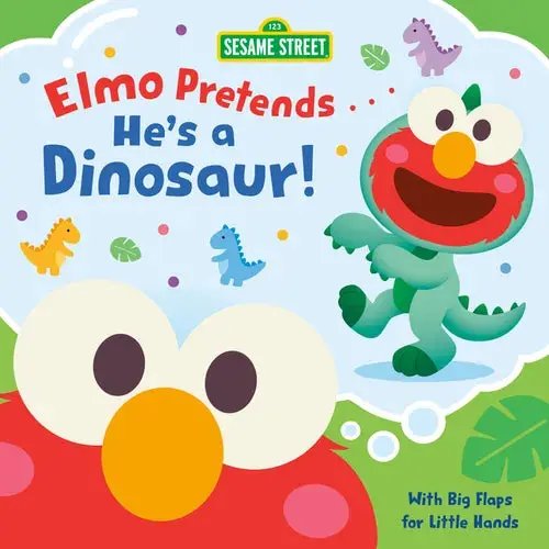 Elmo Pretends... He's A Dinosaur! (Sesame Street) - Board Book 1