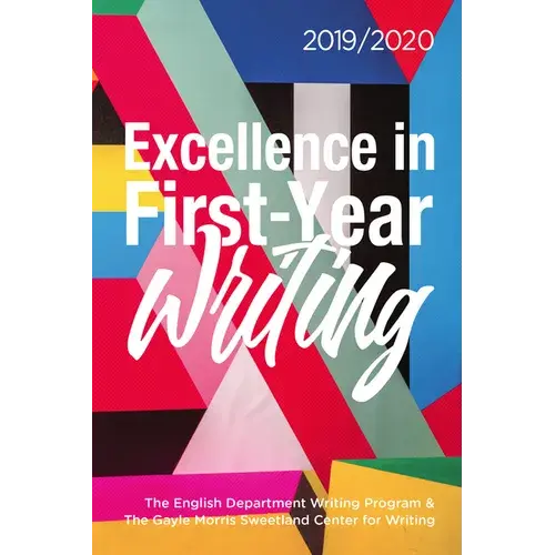 Excellence In First-Year Writing: 2019/2020 - Paperback 1