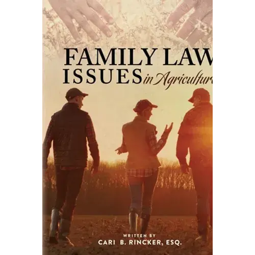 Family Law Issues In Agriculture - Paperback 1