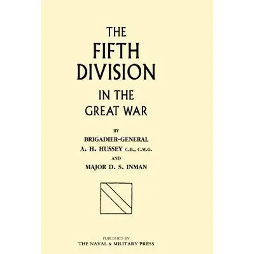 Fifth Division In The Great War - Hardcover 1