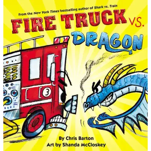 Fire Truck Vs. Dragon - Hardcover 1