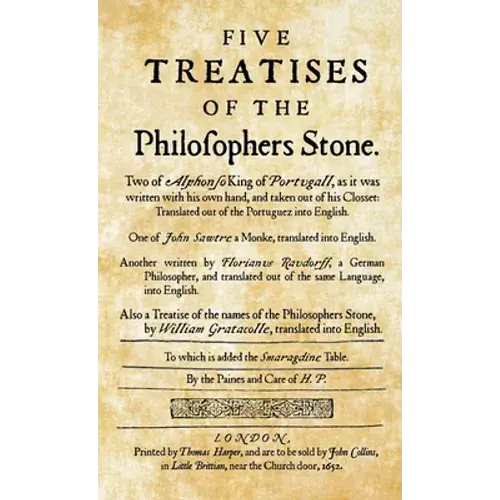 Five Treatises Of The Philosophers Stone - Paperback 1