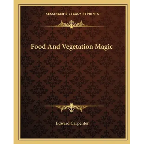 Food And Vegetation Magic - Paperback 1