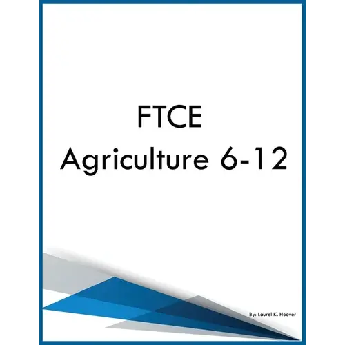 Ftce Agriculture 6-12 - Paperback 1