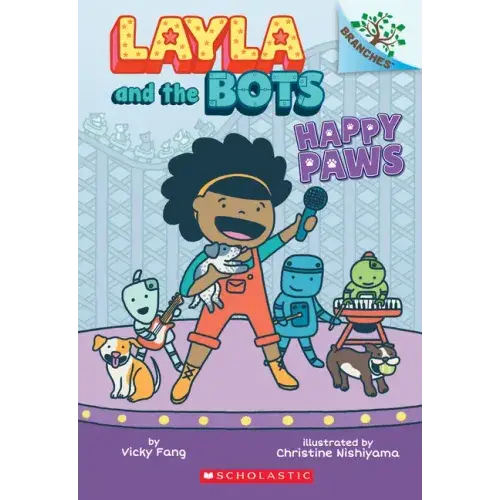 Happy Paws: A Branches Book (Layla And The Bots #1): Volume 1 - Paperback 1