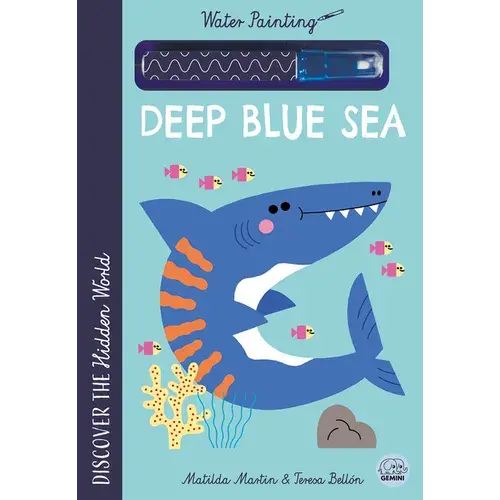 Hidden World - Water Painting Deep Blue Sea - Spiral 1