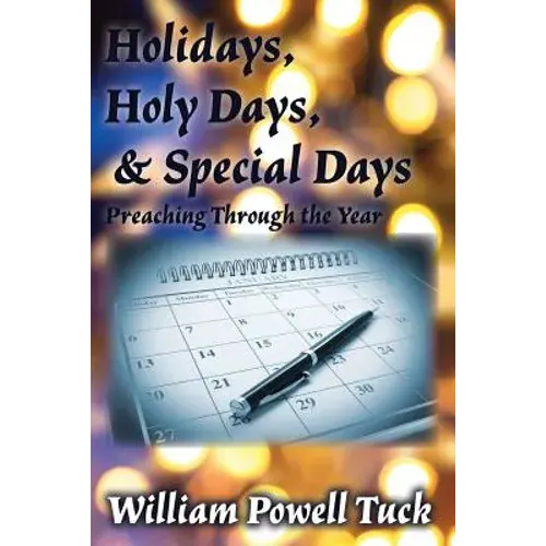 Holidays, Holy Days, & Special Days - Paperback 1