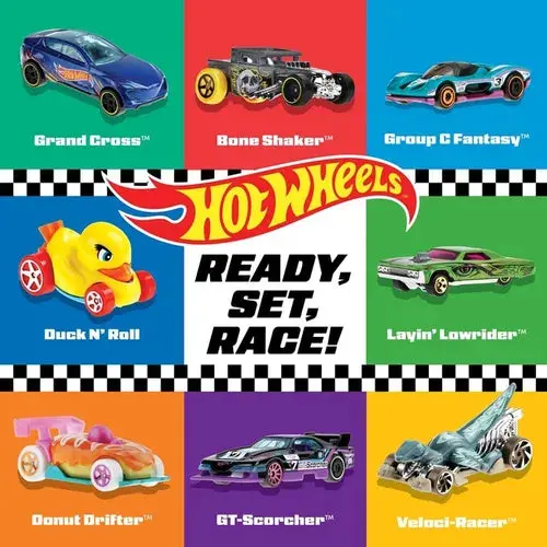 Hot Wheels: Ready, Set, Race! - Board Book 1