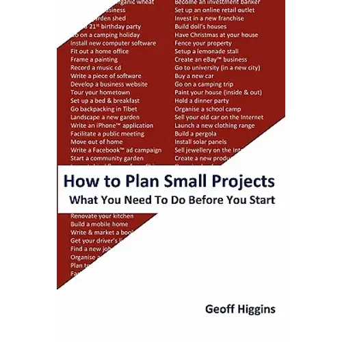 How To Plan Small Projects - Paperback 1