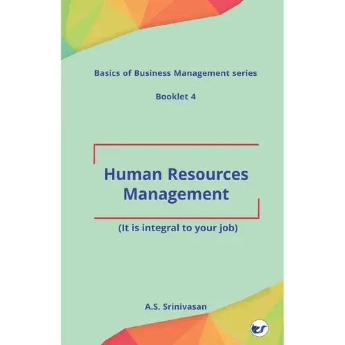 Human Resources Management - Paperback 1